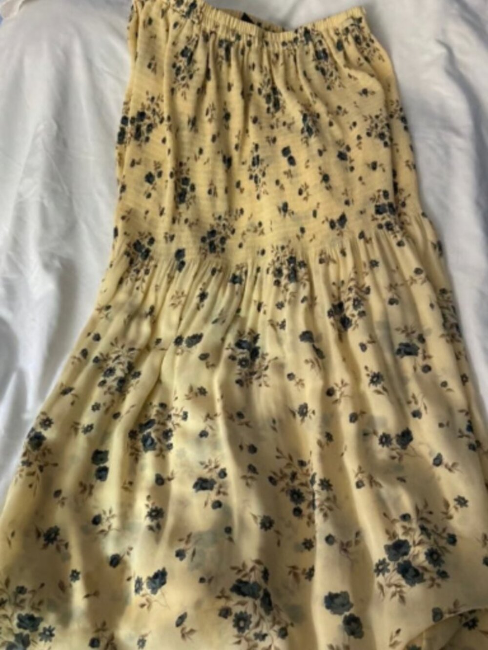 Long Floral Skirt